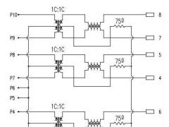 1X1 Gigabit RJ45 Connector with LED and EMI