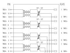 1.3inch Long Body RJ45 Connector with Integrated Magnetics