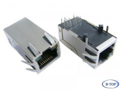 1.3inch Long Body RJ45 Connector with Integrated Magnetics