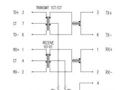 1x1 RJ45 Connector with Transformer