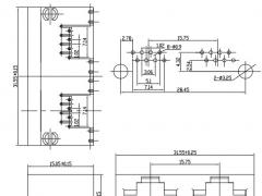 1X2 Port RJ45 Connector without Shield and LED