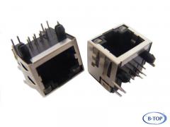 1X1 RJ45 Socket with Bicolor LEDs