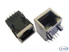 1x1 Single Port RJ45 Modular Jack with transformer