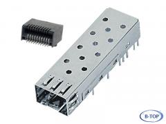 SFP 1X1 Cage and Connector Through-hole