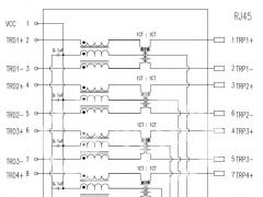 Single Port Gigabit RJ45 LAN Jack with LED