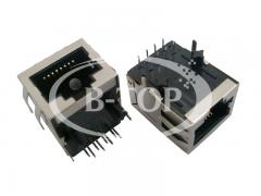 Single Port 10/100Mbps RJ45 Connector without LEDs